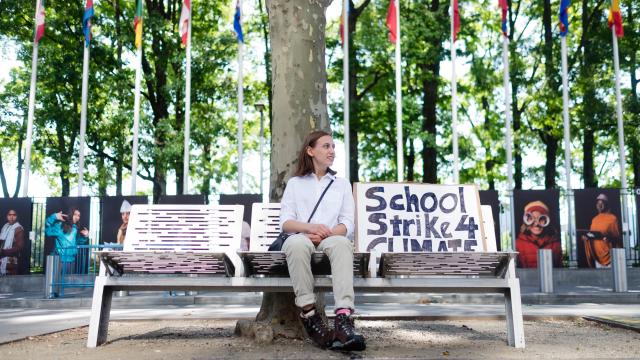 Greta Thunberg Staged Her First Strike On American Soil