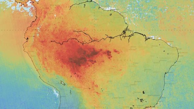 The Amazon Has Seen More Than 100,000 Fires This Year, Causing Spike In Air Pollution