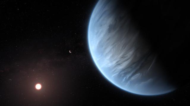 Water Vapour Detected In The Atmosphere Of A Potentially Habitable Super-Earth