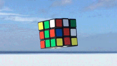 A Self-Solving Rubik’s Cube That Floats In The Air Is Completely Hands-Off