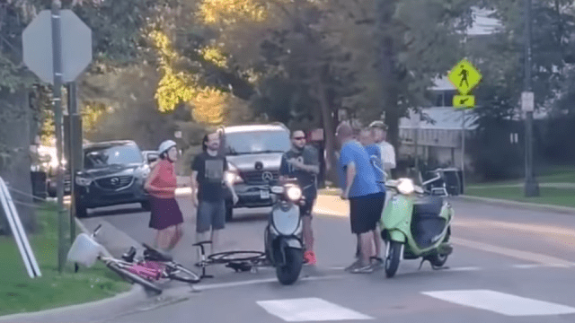 It’s Hard To Look Tough When You Road Rage On A Scooter