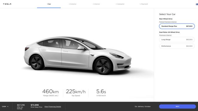 The Tesla Model 3 Just Got A Small Price Hike