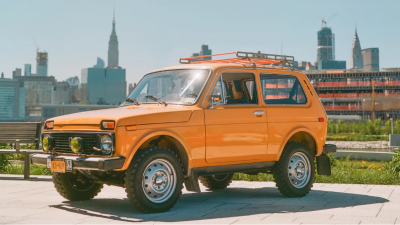 The Story Behind The Bright Orange Soviet 4×4 Rolling Through Brooklyn