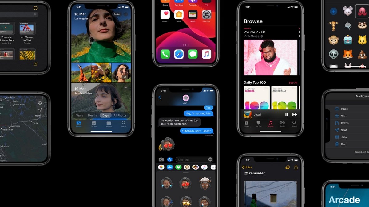 Apple iOS 13 screenshot