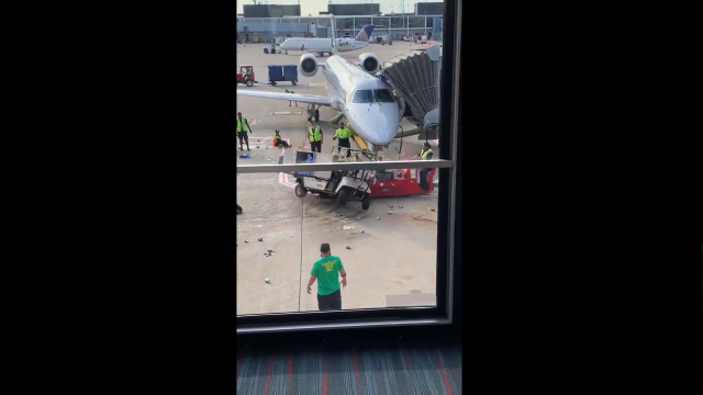 Unruly Airport Cart Tries To Ram Plane At O’Hare, Is Promptly Sideswiped By Worker Driving Another One