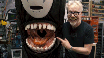 Adam Savage Upgraded His Popular No-Face Costume With A Moving Mouth Inspired By Chewbacca