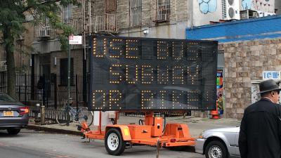 ‘CARS ARE DEATH MACHINES’: Someone Keeps Hacking Road Signs In Brooklyn