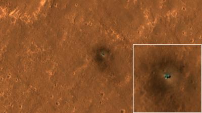 New Satellite Pics Show Curiosity And InSight Hard At Work On Mars