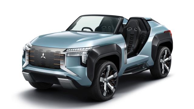 The Mitsubishi Mi-Tech Is An Open Top SUV With A Turbine Generator