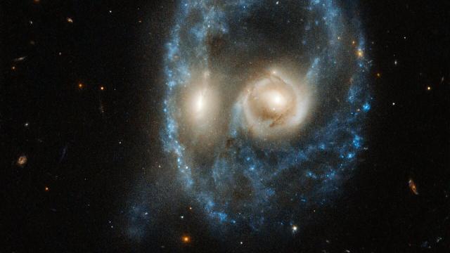 Hubble Spots A Ghoulish ‘Face’ In The Depths Of Space