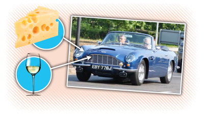 Somehow I Missed That The Prince Of Wales Drives An Aston Martin That Runs On Wine And Cheese