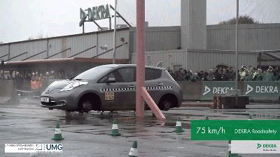 Slow-Motion Crash Testing Footage Captures The Zen Of Automotive Destruction
