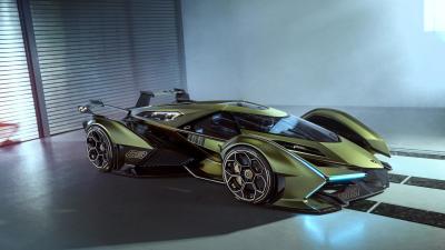 Lamborghini’s V12 Vision Gran Turismo Concept Is Pointy, On The Moon For Some Reason