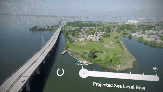 Climate Planners Use VR To Show Communities How Sea-Level Rise Decimates Them