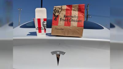 I Ate Greasy KFC In A Brand New Tesla Because I’m Ratchet Royalty