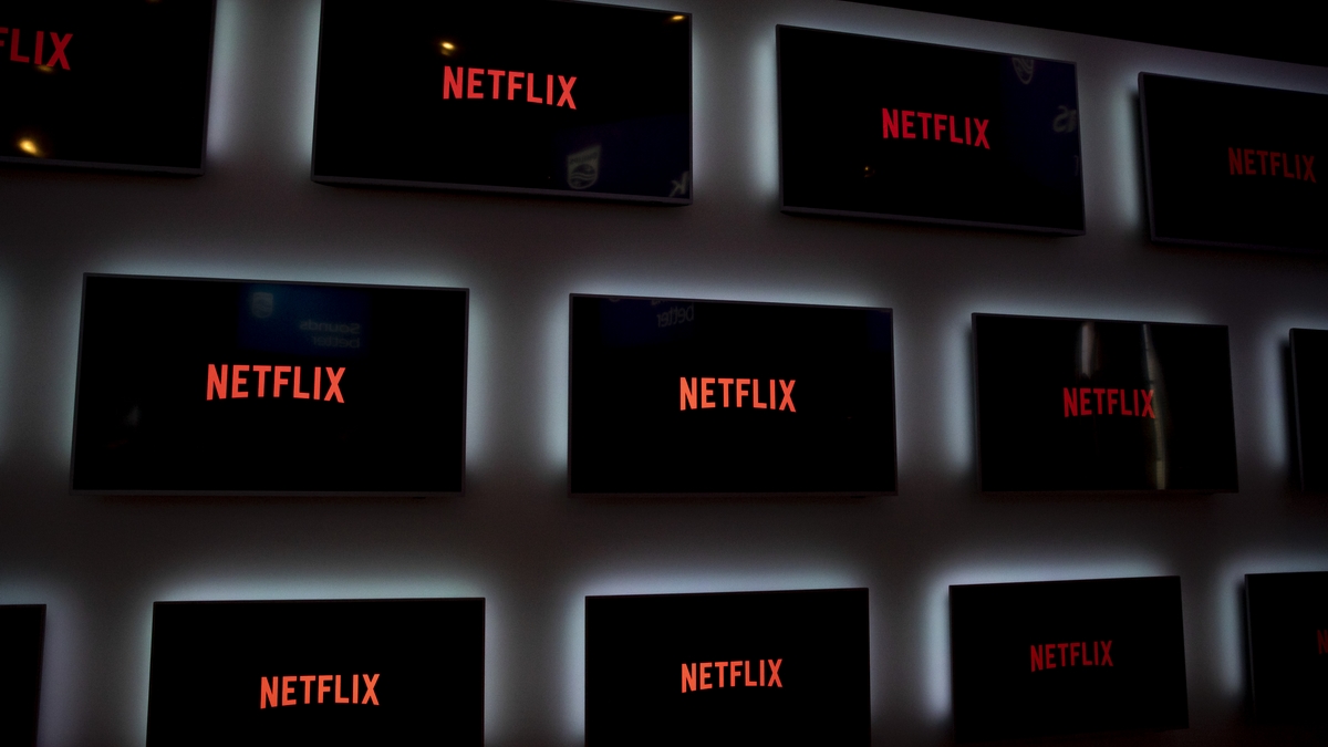 Monitors with Netflix logo are pictured during the international electronics and innovation fair IFA in Berlin on September 10, 2019. (Photo by Emmanuele Contini/NurPhoto via Getty Images)
