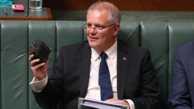 As Australia Burns Let’s Remember When ScoMo Brought A Lump Of Coal To Parliament