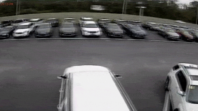 Camry Driver Does Incredible Unplanned Daredevil Jump Over A Dozen Parked Cars
