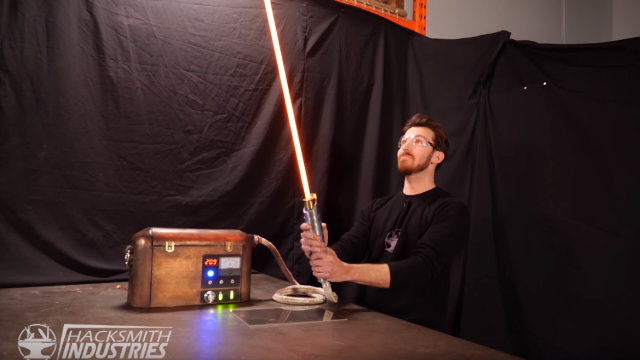Lightsabers From Star Wars Still Aren’t Real, But This Guy Made A Protosaber, Kind Of