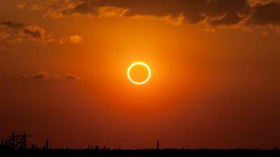 Watch The Sun Turn Into A Ring Of Fire Here Tonight