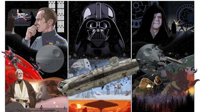 This Sweet Triptych Poster Commemorates The Birth Of The Skywalker Saga Just In Time For Its End