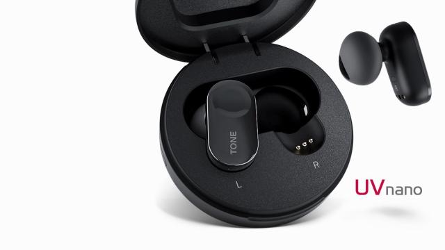 LG’s First Truly Wireless Earbuds Come With A Bacteria-Killing UV Light