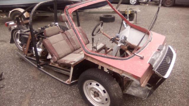 Can You Guess All The Cars Used For Parts On This Bizarre Craigslist Three-Wheeler Build?