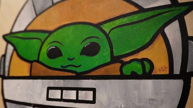 We Somehow Missed This Amazing Baby Yoda Art Exhibition