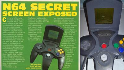 The N64 Controller Almost Had Its Own Private Second Screen