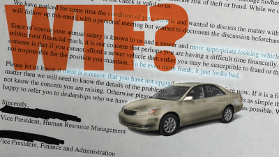 That Awful Email About An Employee’s Old Car May Not Be Real But I Still Cannot Abide