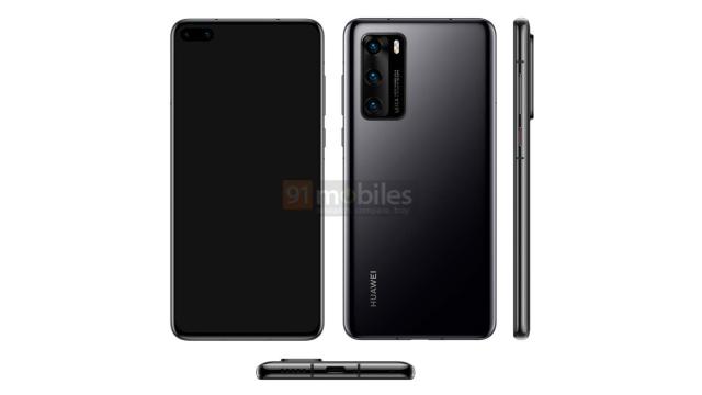 Leaked Renders Show Off What The Huawei P40 Will Look Like