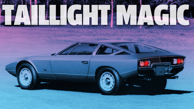 Get Over Here Because We Need To Talk About The Maserati Khamsin’s Taillights Right Now