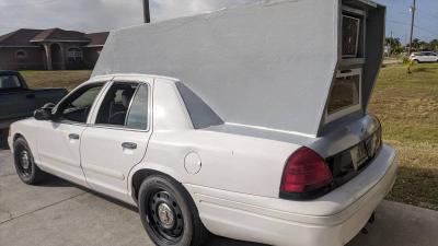 Someone Turned This Ford Crown Victoria Police Cruiser Into A Camper And It Is Glorious