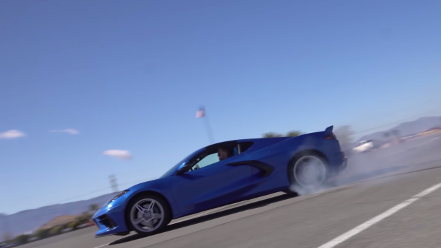 Bless Your Timeline With The 2020 Corvette Doing Doughnuts