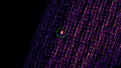 Black Hole Photobombs Asteroid