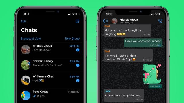 How To Enable WhatsApp’s New Dark Mode On iOS And Android