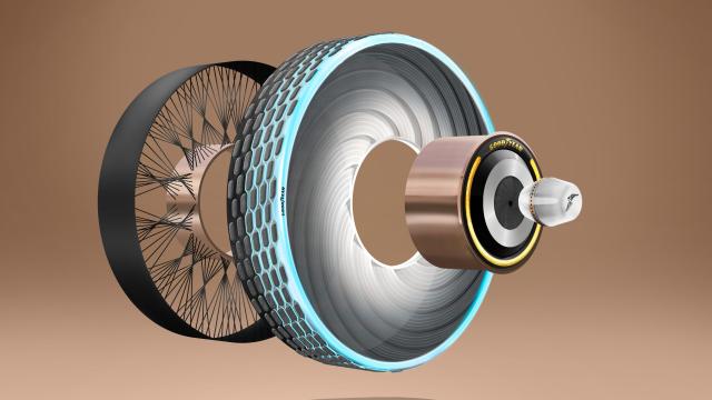 Goodyear’s Latest Concept Is A Tire That Can Be Changed Using A Pill