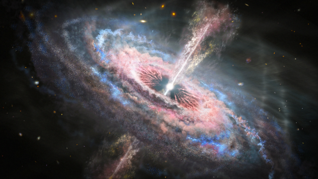 Hubble Telescope Detects Unthinkable Quasar Tsunamis