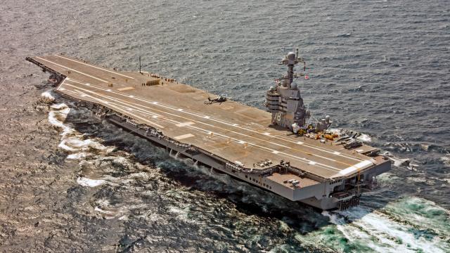 The U.S. Navy’s Big Beautiful New Carrier Has Hilariously Messed Up Toilets