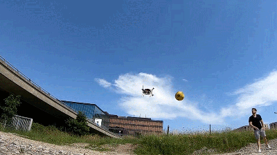 Thrown Rocks Are No Threat To These Drones That Have Mastered Dodgeball
