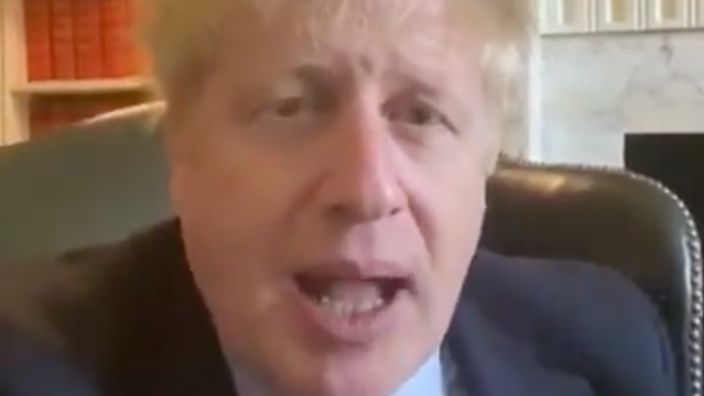 UK Prime Minister Boris Johnson Announces He Tested Positive For Covid-19 In Twitter Video