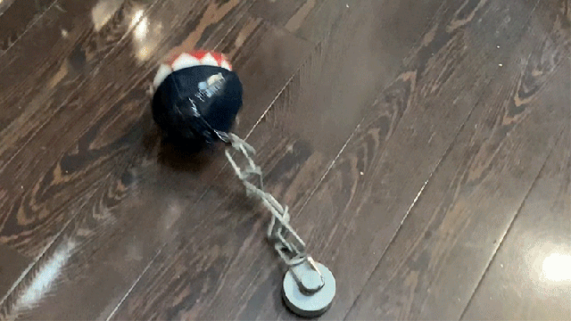 Adorable Animated Super Mario Chain Chomp Toy Will Help You Practice Safe Social Distancing