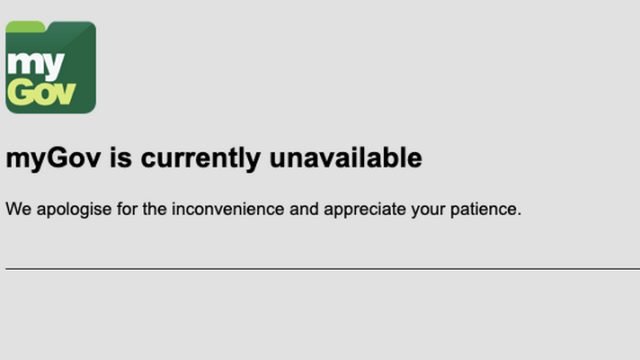 MyGov Is Down For Some Users