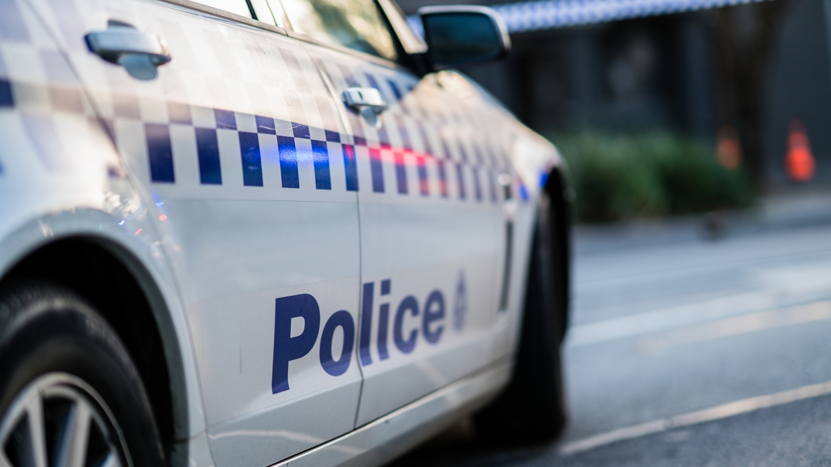 Victoria Police attend crime scene, Melbourne, Australia