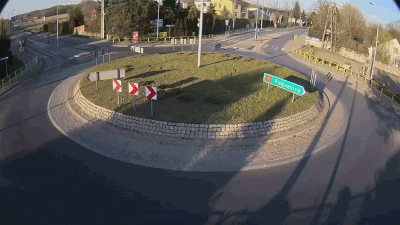 Watch A Suzuki Swift Leap Into The Air Like A Freaking Jet Over A Roundabout