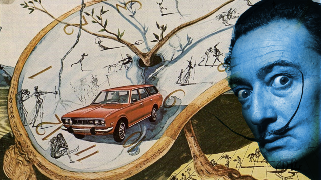 Salvador Dalí Once Painted A Portrait Of A Datsun 610 Wagon