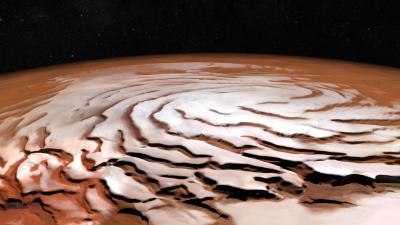 Enormous Ice Avalanches On Mars May Have Rushed Down Craters At 80 Metres Per Second