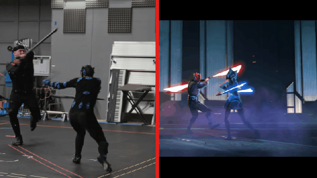 Watch The Original Darth Maul Help Bring Clone Wars’ Most Incredible Lightsaber Duel To Life