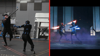 Watch The Original Darth Maul Help Bring Clone Wars’ Most Incredible Lightsaber Duel To Life