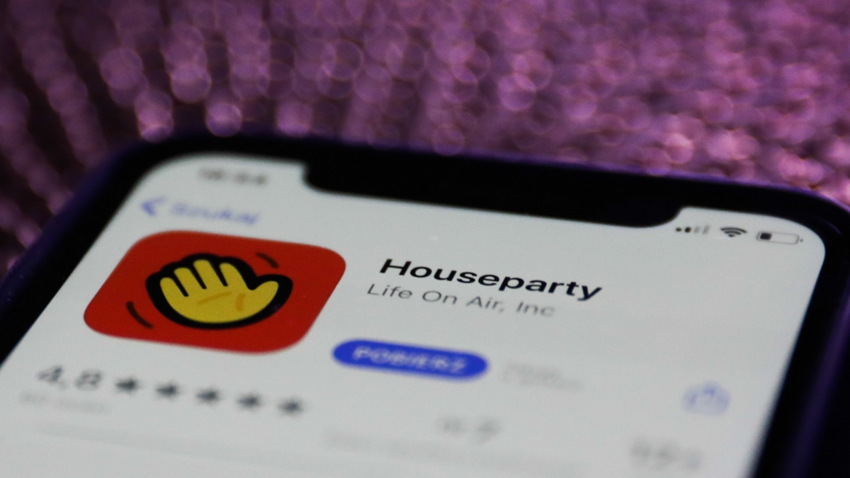 Houseparty app icon is seen displayed on phone screen in this illustration photo taken in Poland on March 23, 2020. (Photo by Jakub Porzycki/NurPhoto via Getty Images)